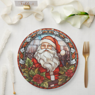 Vintager Weihnachtsfeiertag - Imitate Pappteller