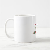 Vintager Weihnachtsfeiertag Kaffeetasse (Links)