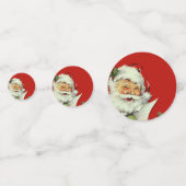 Vintager Weihnachtsfeiertag Konfetti (Rückseiten)