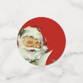 Vintager Weihnachtsfeiertag Konfetti (Klein Vorderseite)