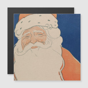 Vintager Weihnachtsfeiertag Magnetkarte