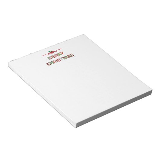 Vintager Weihnachtsfeiertag Notizblock (angewinkelt)