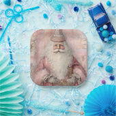 Vintager Weihnachtsfeiertag Pappteller (Party)