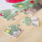 Vintager Weihnachtsfeiertag Puzzle (Seite)