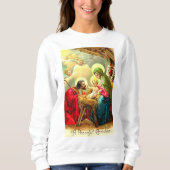 Vintager Weihnachtsfeiertag Sweatshirt (Vorderseite)