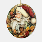 Vintager Weihnachtsfest Keramik Ornament (Links)