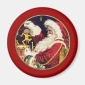 Vintager Weihnachtsgeschenk-Magnet Magnet (Vorne)