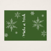 Vintager Weihnachtsgeschenk-Tag (Rückseite)