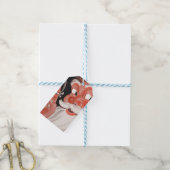 Vintager Weihnachtsgeschenk-Tag Geschenkanhänger (Mit Garn)