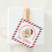 Vintager Weihnachtsgeschenk-Tag Geschenkanhänger (Beispiel)