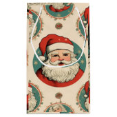 Vintager Weihnachtsgeschenktasche Kleine Geschenktüte (Rückseite)