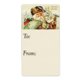 Vintager Weihnachtsgruß vom Sankt-Geschenk-Umbau (Vorne)