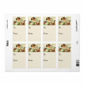 Vintager Weihnachtsgruß vom Sankt-Geschenk-Umbau (Vorne)