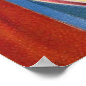 Vintager Weihnachtskalender Poster (Ecke)