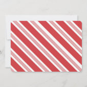 Vintager Weihnachtskartenstreifen Ankündigung (Rückseite)