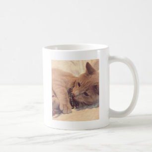 Vintager WeihnachtsKitty Kaffeetasse