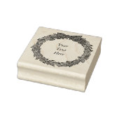 Vintager Weihnachtskranz hinzufügen Gummistempel (Stempel)