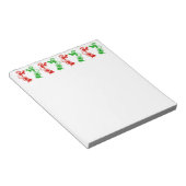 Vintager Weihnachtsladen Notizblock (angewinkelt)