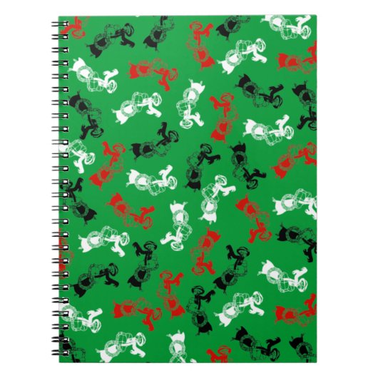 Vintager Weihnachtsladen Notizblock (Vorderseite)