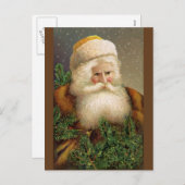 Vintager Weihnachtsmann 11 Feiertagspostkarte (Vorne/Hinten)