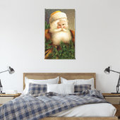 Vintager Weihnachtsmann 11 Leinwanddruck (Insitu (Schlafzimmer))