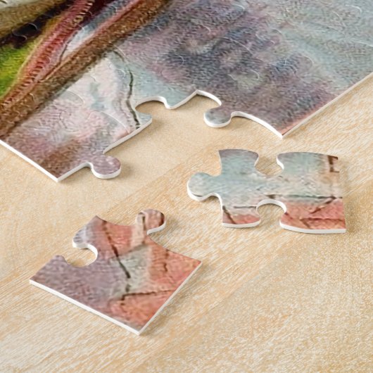 Vintager Weihnachtsmann 5 Puzzle (Seite)