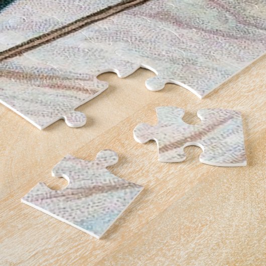 Vintager Weihnachtsmann 6 Puzzle (Seite)