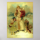 Vintager Weihnachtsmann - 90er Poster (Vorne)