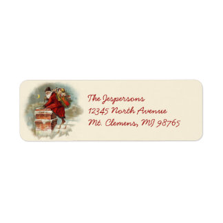 Vintager Weihnachtsmann am Weihnachtsfeiertag