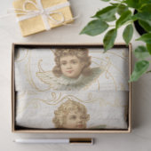 Vintager Weihnachtsmann Angels Weihnachtsfeiertag Seidenpapier (Geschenk)