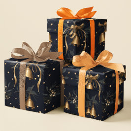 Vintager Weihnachtsmann Bell Weihnachtsgeschenk Wr Geschenkpapier