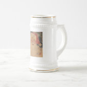Vintager Weihnachtsmann Bierglas (VorderseiteRechts)