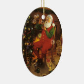 Vintager Weihnachtsmann Blasen Ornament (Rechts)