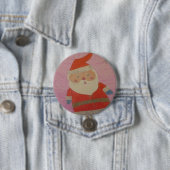 Vintager Weihnachtsmann Button (Beispiel)