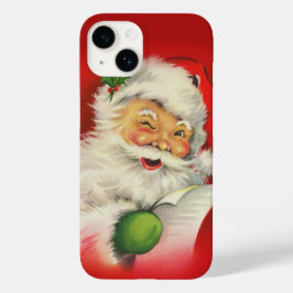 Vintager Weihnachtsmann Case-Mate iPhone Hülle
