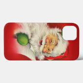 Vintager Weihnachtsmann Case-Mate iPhone Hülle (Rückseite (Horizontal))