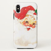 Vintager Weihnachtsmann Case-Mate iPhone Hülle (Rückseite)