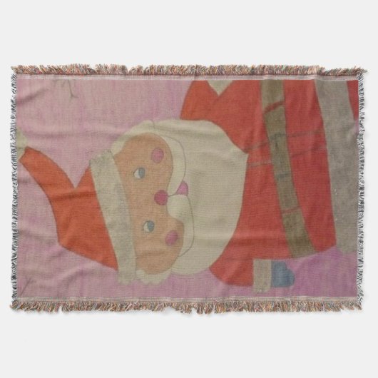 Vintager Weihnachtsmann Decke (Vorderseite)