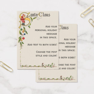 Vintager Weihnachtsmann, dekorative Weihnachtsgren