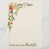 Vintager Weihnachtsmann, dekorative Weihnachtsgren Flyer (Vorne)