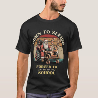 Vintager Weihnachtsmann, der Lehrer zu Weihnachten T-Shirt