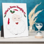 Vintager Weihnachtsmann, der schon so unartig war? Fotoplatte (Seite)