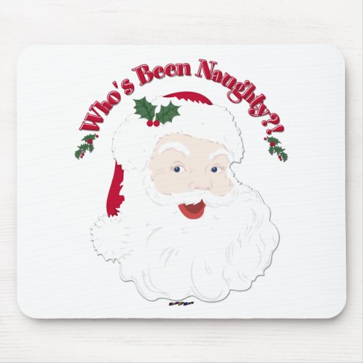 Vintager Weihnachtsmann, der schon so unartig war? Mousepad (Vorne)