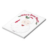 Vintager Weihnachtsmann, der schön war?! Notizblock (Rotiert)