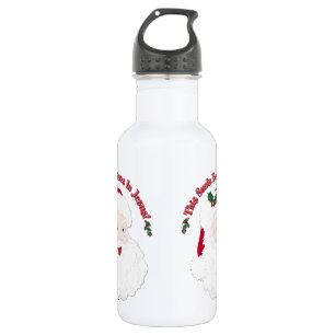 Vintager Weihnachtsmann Dieser Weihnachtsmann glau Trinkflasche