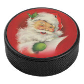 Vintager Weihnachtsmann Eishockey Puck (3/4)