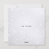 Vintager Weihnachtsmann Feiertagskarte (Rückseite)