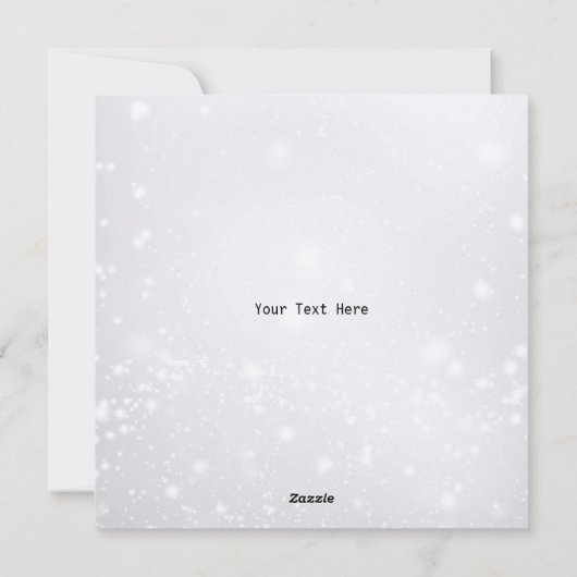 Vintager Weihnachtsmann Feiertagskarte (Rückseite)