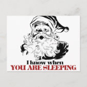 Vintager Weihnachtsmann Feiertagspostkarte