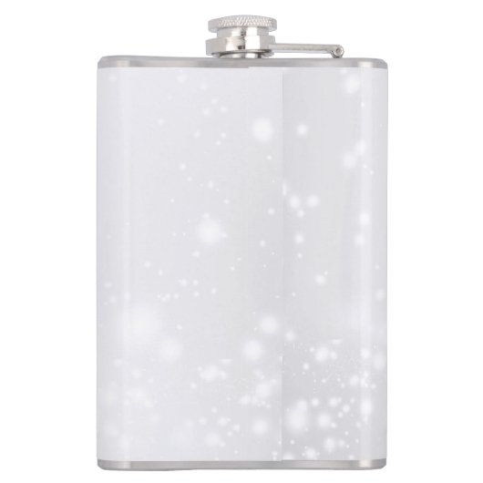 Vintager Weihnachtsmann Flachmann (Rückseite)